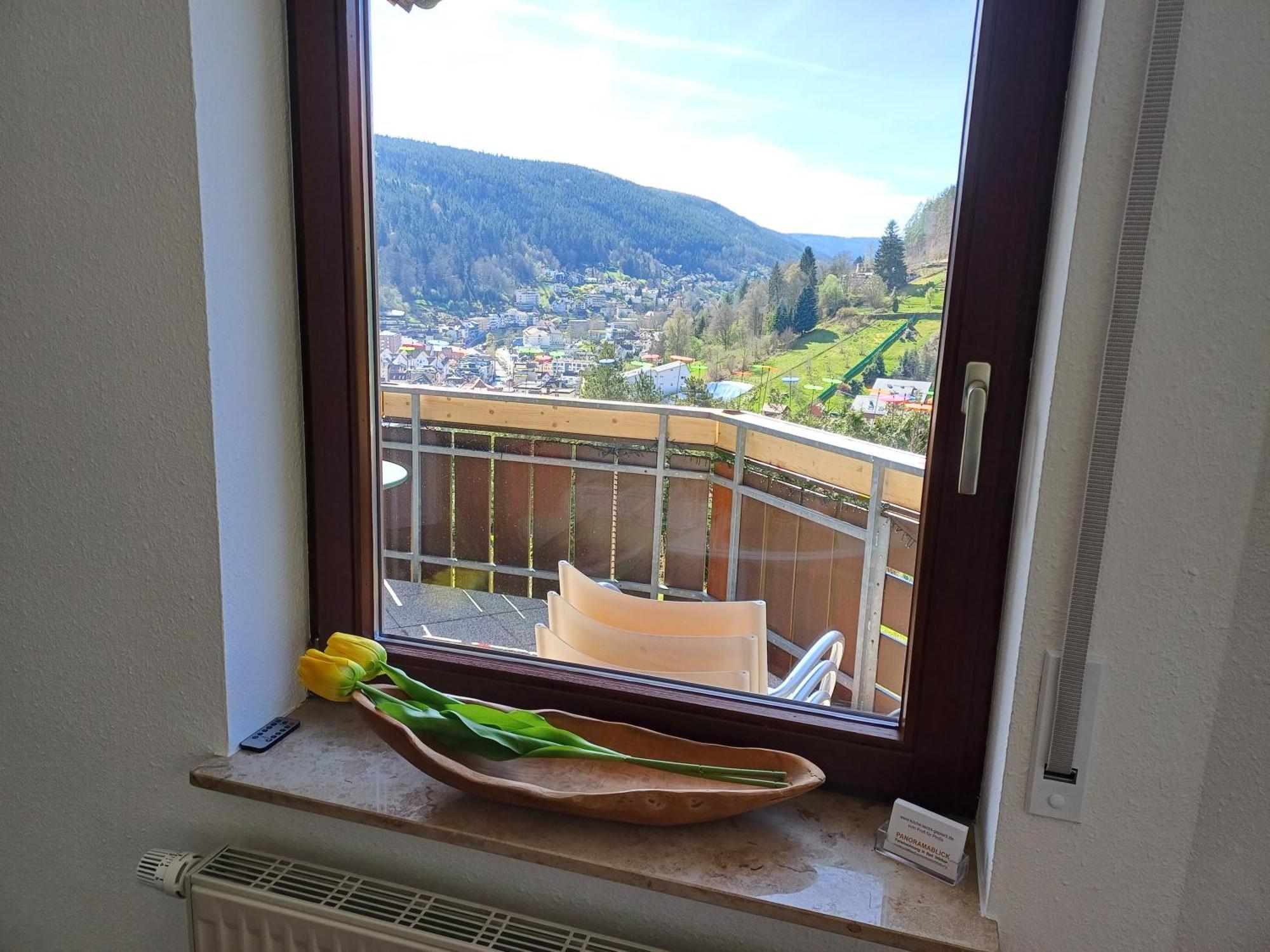 Ferienwohnung Panoramablick Бад Вилдбад Екстериор снимка