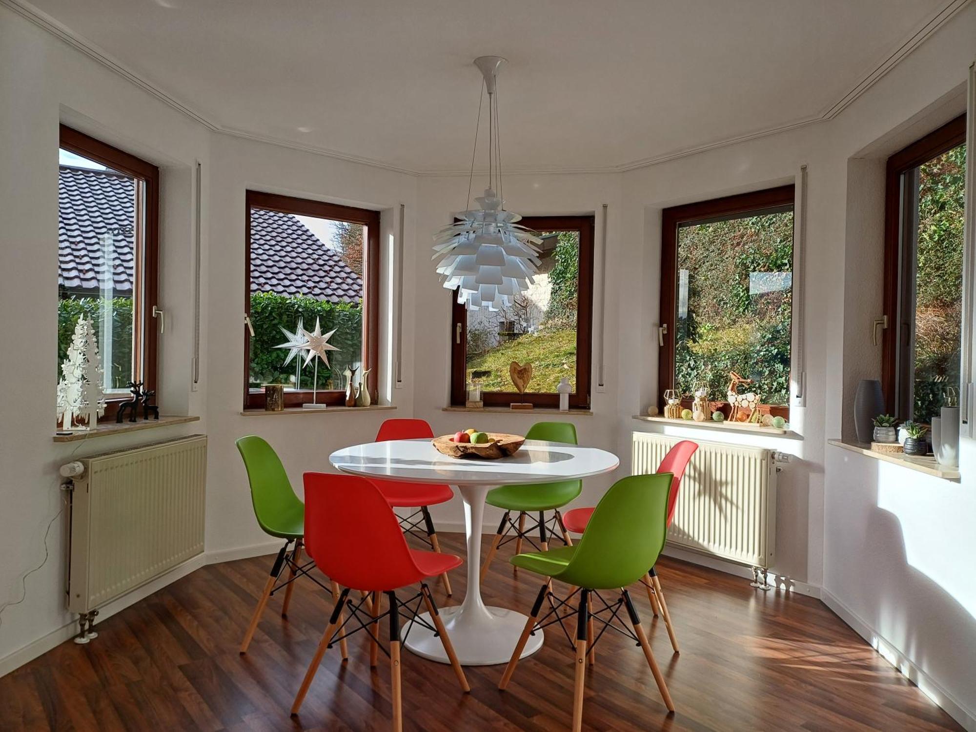 Ferienwohnung Panoramablick Бад Вилдбад Екстериор снимка