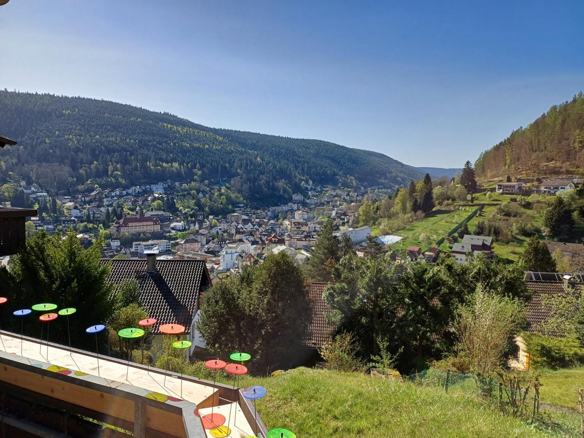 Ferienwohnung Panoramablick Бад Вилдбад Екстериор снимка